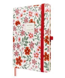 LLIBRETA A5 FINOCAM FLORS TAPA DURA CINTA VERMELLA | 8422952417880 | Llibreria L'Altell - Llibreria Online de Banyoles | Comprar llibres en català i castellà online - Llibreria de Girona