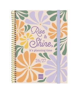 AGENDA CURS 26-27 SETMANA VISTA H RISE AND SHINE | 8422952417149 | Llibreria L'Altell - Llibreria Online de Banyoles | Comprar llibres en català i castellà online - Llibreria de Girona