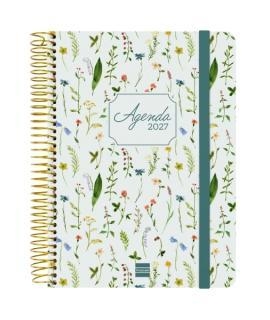 AGENDA 16 MESOS 26-27 A5 SETMANA VISTA FLORAL VERDA | 8422952415374 | Llibreria Online de Banyoles | Comprar llibres en català i castellà online
