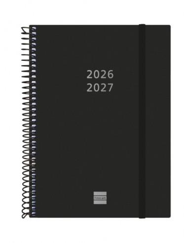 AGENDA 18 MESOS 26-27 A5 SETMANA VISTA ESPIRAL NEGRA | 8422952414919 | Llibreria L'Altell - Llibreria Online de Banyoles | Comprar llibres en català i castellà online - Llibreria de Girona