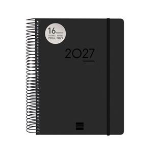 AGENDA 16 MESOS 26-27 DIA PAGINA ESPIRAL NEGRA | 8422952415480 | Llibreria L'Altell - Llibreria Online de Banyoles | Comprar llibres en català i castellà online - Llibreria de Girona