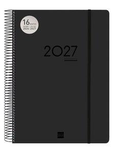 AGENDA 16 MESOS 26-24 A4 DIA PAGINA NEGRA | 8422952415466 | Llibreria L'Altell - Llibreria Online de Banyoles | Comprar llibres en català i castellà online - Llibreria de Girona