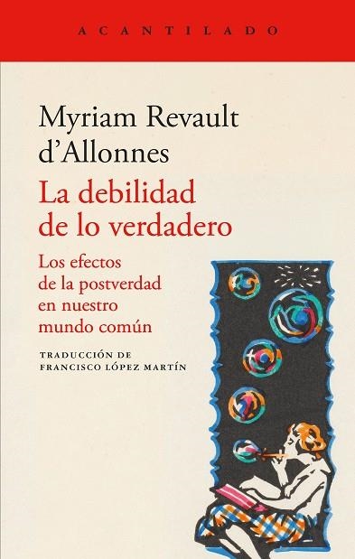 LA DEBILIDAD DE LO VERDADERO | 9791387964252 | REVAULT D'ALLONNES, MYRIAM | Llibreria Online de Banyoles | Comprar llibres en català i castellà online