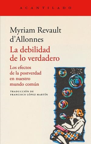 LA DEBILIDAD DE LO VERDADERO | 9791387964252 | REVAULT D'ALLONNES, MYRIAM | Llibreria Online de Banyoles | Comprar llibres en català i castellà online