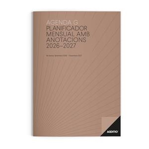 AGENDA PLANIFICADOR MENSUAL 26-27 ADDITIO G MES VISTA | 8428318261814 | Llibreria Online de Banyoles | Comprar llibres en català i castellà online