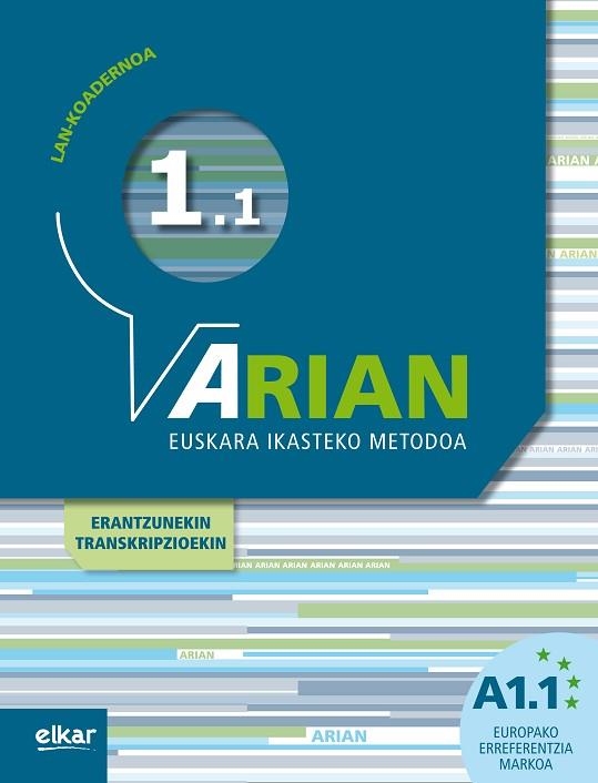 ARIAN A1.1. LAN-KOADERNOA | 9788490271322 | BATZUEN ARTEAN | Llibreria L'Altell - Llibreria Online de Banyoles | Comprar llibres en català i castellà online - Llibreria de Girona