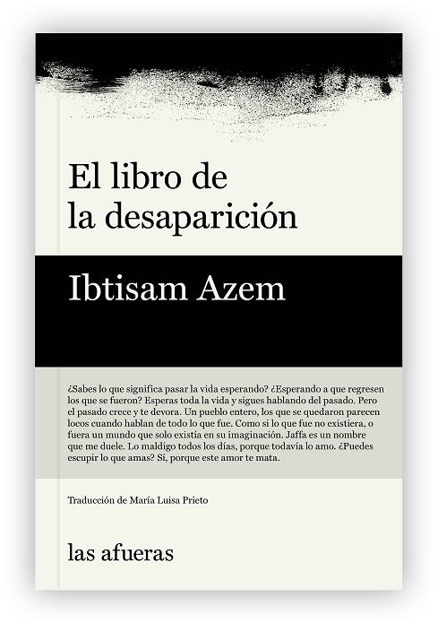 EL LIBRO DE LA DESAPARICIÓN | 9791399131123 | IBTISAM AZEM | Llibreria Online de Banyoles | Comprar llibres en català i castellà online