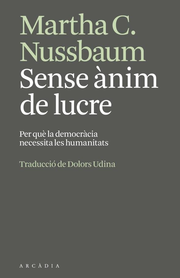 SENSE ÀNIM DE LUCRE | 9791399136951 | NUSSBAUM, MARTHA | Llibreria L'Altell - Llibreria Online de Banyoles | Comprar llibres en català i castellà online - Llibreria de Girona