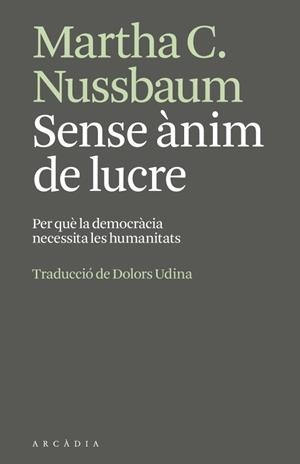 SENSE ÀNIM DE LUCRE | 9791399136951 | NUSSBAUM, MARTHA | Llibreria L'Altell - Llibreria Online de Banyoles | Comprar llibres en català i castellà online - Llibreria de Girona