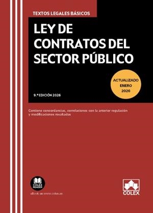 LEY DE CONTRATOS DEL SECTOR PÚBLICO | 9791370115647 | EDITORIAL COLEX, S.L. | Llibreria Online de Banyoles | Comprar llibres en català i castellà online