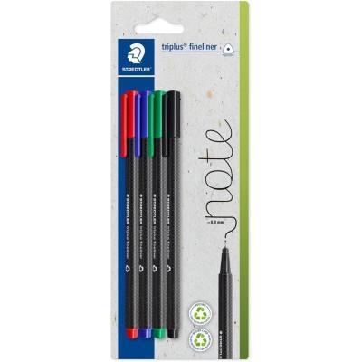 CONJUNT DE 4 RETOLADORS PUNTA FINA 0.3 DE COLORS STAEDTLER TRIPLUS | 4007817165881 | STAEDTLER | Llibreria L'Altell - Llibreria Online de Banyoles | Comprar llibres en català i castellà online - Llibreria de Girona