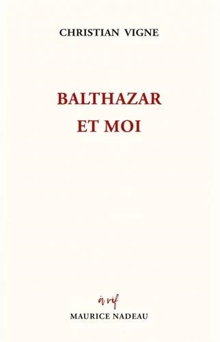 BALTHAZAR ET MOI | 9782862316048 | VIGNE, CHRISTIAN | Llibreria Online de Banyoles | Comprar llibres en català i castellà online