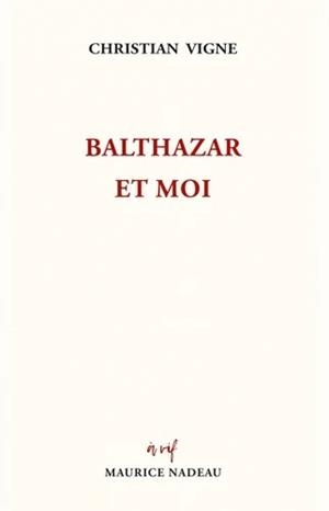 BALTHAZAR ET MOI | 9782862316048 | VIGNE, CHRISTIAN | Llibreria Online de Banyoles | Comprar llibres en català i castellà online