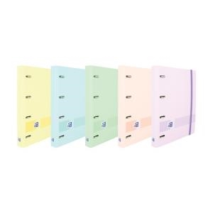 CARPESÀ EUROPEU DE POLIFOAM A4 + RECANVI DE FULLS QUADRICULATS 5X5 DE 5 COLORS AMB TAPA DE PLÀSTIC PASTEL OXFORD | 3045050455032 | OXFORD | Llibreria Online de Banyoles | Comprar llibres en català i castellà online