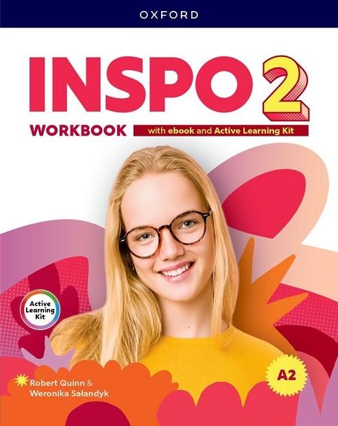INSPO 2 WORKBOOK WITH EBOOK AND ACTIVE LEARNING KIT | 9780194191005 | QUINN, ROBIN/SALANDYK, WERONICA | Llibreria L'Altell - Llibreria Online de Banyoles | Comprar llibres en català i castellà online - Llibreria de Girona