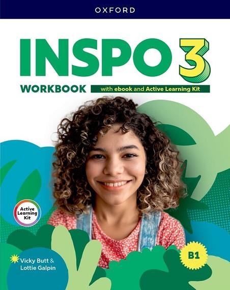 INSPO 3 WORKBOOK WITH EBOOK AND ACTIVE LEARNING KIT | 9780194190985 | BUTT, VICKY/GALPIN, LOTTIE | Llibreria Online de Banyoles | Comprar llibres en català i castellà online