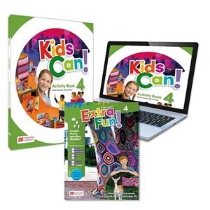 KIDS CAN! 4 ACTIVITY BOOK: CUADERNO DE ACTIVIDADES IMPRESO + ACCESO A LA VERSIÓN | 9781380053145 | OMEROND, MARK/SHAW, DONNA | Llibreria Online de Banyoles | Comprar llibres en català i castellà online