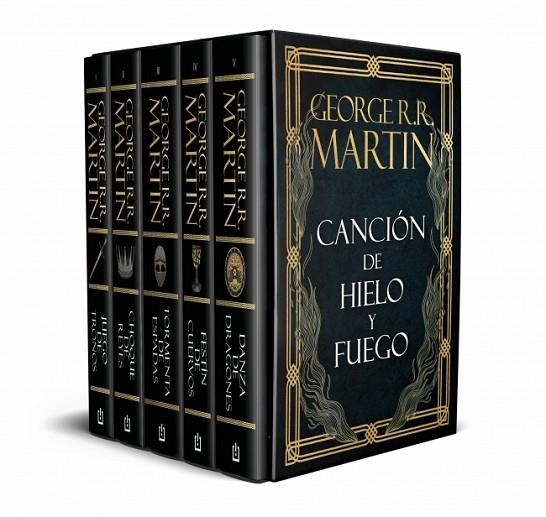 ESTUCHE CANCIÓN DE HIELO Y FUEGO | 9788466393225 | MARTIN, GEORGE R. R. | Llibreria Online de Banyoles | Comprar llibres en català i castellà online