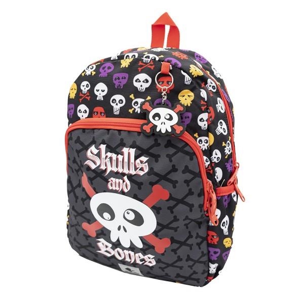 MOTXILLA ESCOLAR MITJANA SKULLS AND BONES BUSQUETS | 8446267412606 | Llibreria L'Altell - Llibreria Online de Banyoles | Comprar llibres en català i castellà online - Llibreria de Girona