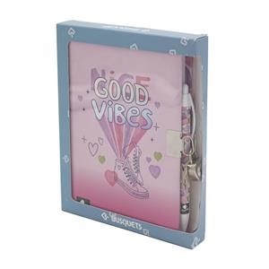 DIARI SECRET AMB CANDAU I BOLÍGRAF GOOD VIBES BUSQUETS | 8446017010106 | Llibreria Online de Banyoles | Comprar llibres en català i castellà online