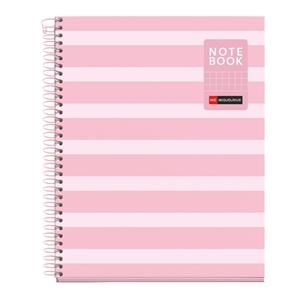 LLIBRETA A5 QUADRÍCULA ROSA RATLLES APLI | 8422593045282 | Llibreria L'Altell - Llibreria Online de Banyoles | Comprar llibres en català i castellà online - Llibreria de Girona