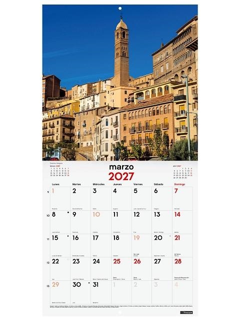 CALENDARI PARET 30X30 2027 POBLES AMB ENCANT | 8422952424826 | Llibreria Online de Banyoles | Comprar llibres en català i castellà online