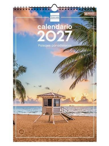 CALENDARI PARET ESPIRAL 25X40 2027 PAISATGES PARADISÍACS (CATALÀ) | 8422952424338 | Llibreria Online de Banyoles | Comprar llibres en català i castellà online