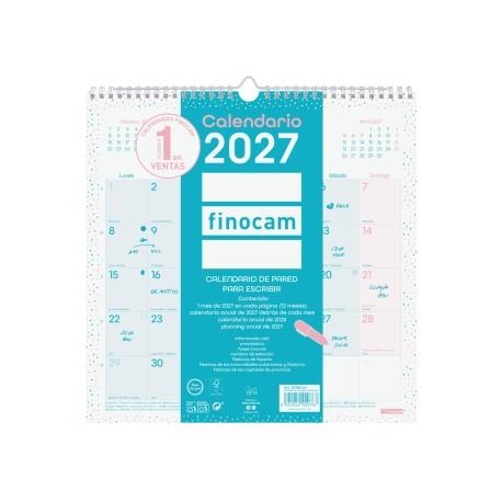 CALENDARI PARET CHIC 30X30 2027 TURQUESA | 8422952420699 | Llibreria Online de Banyoles | Comprar llibres en català i castellà online