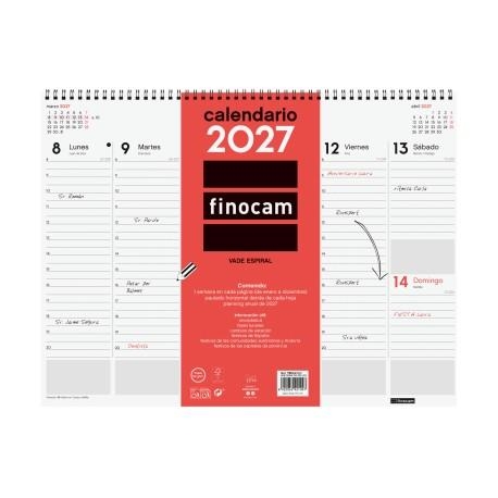 CALENDARI ESPIRAL SETMANA VISTA 2027 42X31 (CATALÀ) | 8422952421016 | Llibreria Online de Banyoles | Comprar llibres en català i castellà online