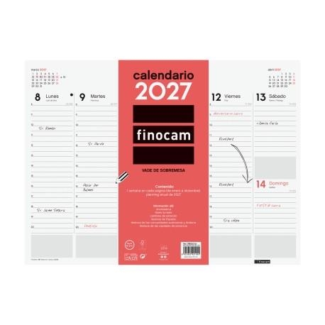 CALENDARI ENCOLAT SETMANA VISTA 42X31 2027 (CATALÀ) | 8422952421023 | Llibreria Online de Banyoles | Comprar llibres en català i castellà online