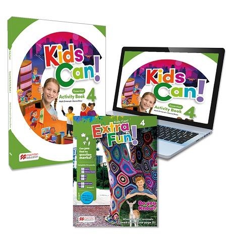 KIDS CAN! 4 ACTIVITY BOOK, EXTRAFUN & PUPIL'S APP: VERSIÓN DIGITAL | 9781380053206 | OMEROND, MARK/SHAW, DONNA | Llibreria Online de Banyoles | Comprar llibres en català i castellà online