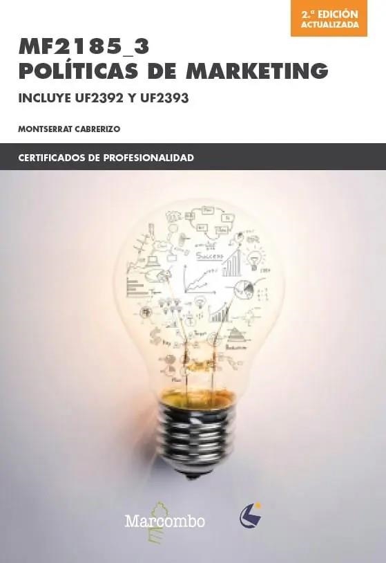 MF2185_3 POLITICAS DE MARKETING 2ª ED | 9788426742711 | CABRERIZO, MONTSERRAT | Llibreria L'Altell - Llibreria Online de Banyoles | Comprar llibres en català i castellà online - Llibreria de Girona