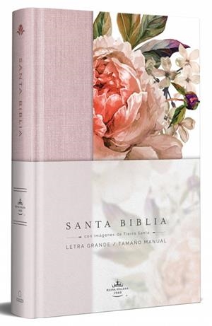 BIBLIA REINA VALERA 1960 LETRA GRANDE. TAPA DURA, TELA ROSADA CON FLORES, TAMAÑO | 9781644733875 | REINA VALERA REVISADA 1960 | Llibreria Online de Banyoles | Comprar llibres en català i castellà online