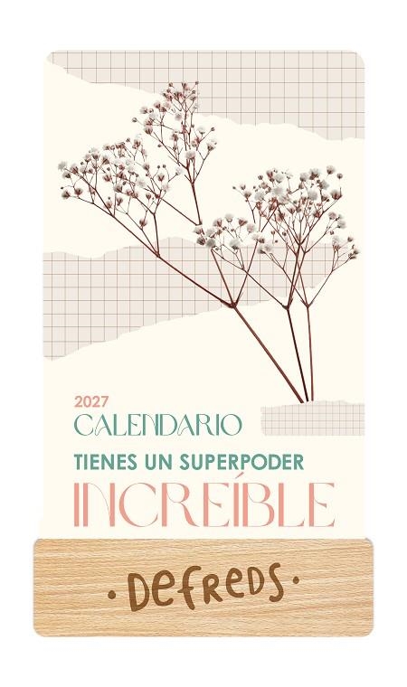 CALENDARIO MESA DE TARJETAS 2027 - DEFREDS | 9788419434463 | DEFREDS | Llibreria Online de Banyoles | Comprar llibres en català i castellà online