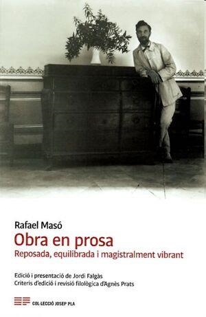 OBRA EN PROSA | 9788418734632 | RAFEL MASÓ | Llibreria Online de Banyoles | Comprar llibres en català i castellà online