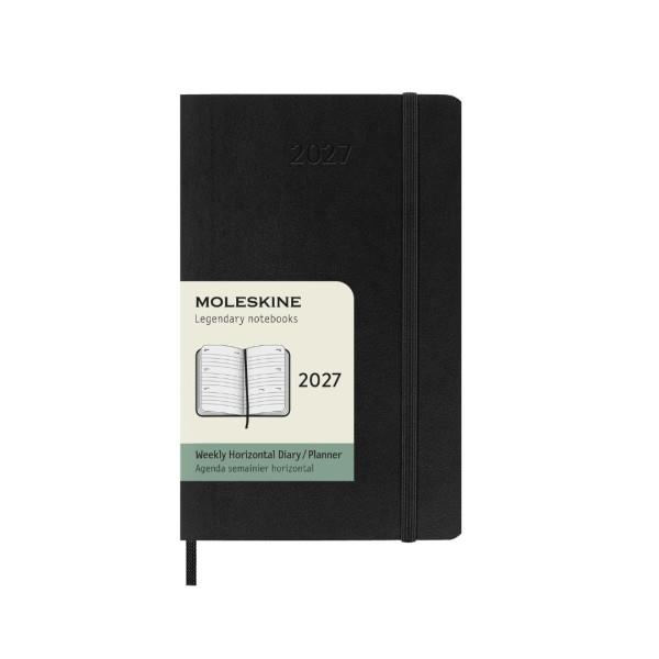 AGENDA MOLESKINE 2027 SETMANAL HORITZONTAL P TAPA TOVA NEGRA | 8056999279684 | MOLESKINE | Llibreria Online de Banyoles | Comprar llibres en català i castellà online