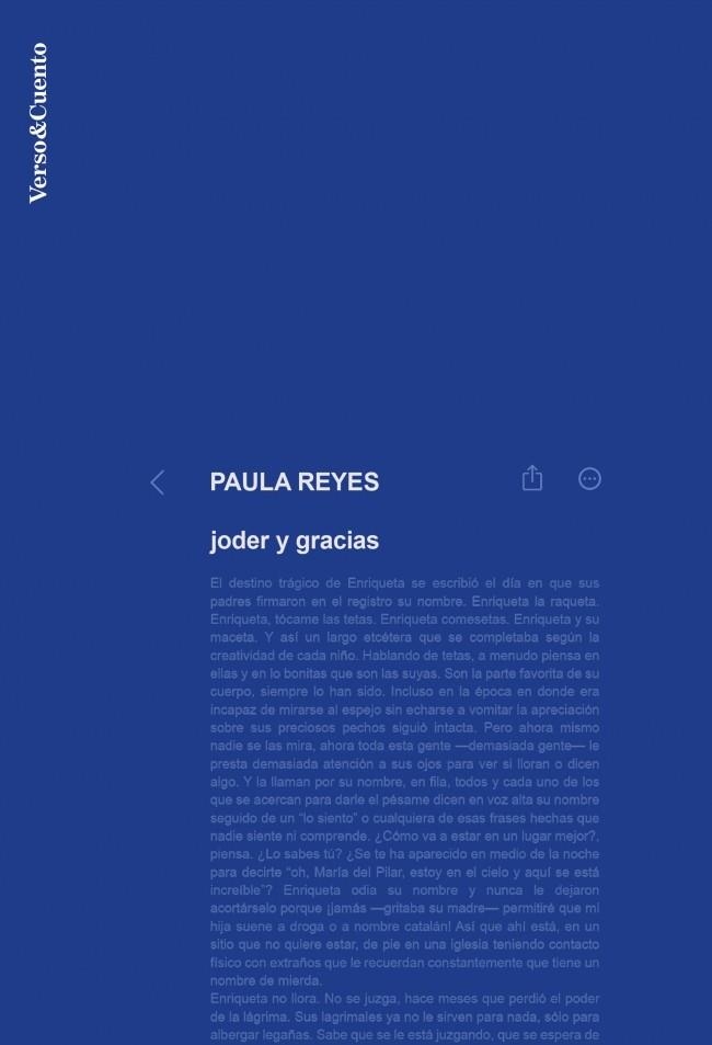 JODER Y GRACIAS | 9788403524866 | REYES, PAULA | Llibreria Online de Banyoles | Comprar llibres en català i castellà online