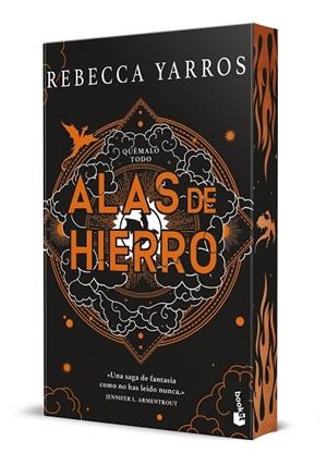 ALAS DE HIERRO. EDICIÓN ESPECIAL LIMITADA CON CANTOS DECORADOS | 9788408326472 | YARROS, REBECCA | Llibreria Online de Banyoles | Comprar llibres en català i castellà online