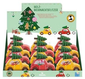 COTXE DE CARRERES DE FUSTA DE NADAL MOSES | 4033477167477 | MOSES | Llibreria L'Altell - Llibreria Online de Banyoles | Comprar llibres en català i castellà online - Llibreria de Girona