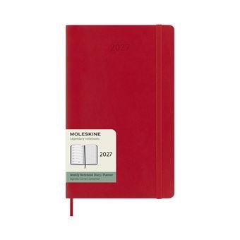 AGENDA 2027 12 SETMANA VISTA MOLESKINE TAPA TOVA VERMELLA | 8056999279554 | MOLESKINE | Llibreria Online de Banyoles | Comprar llibres en català i castellà online