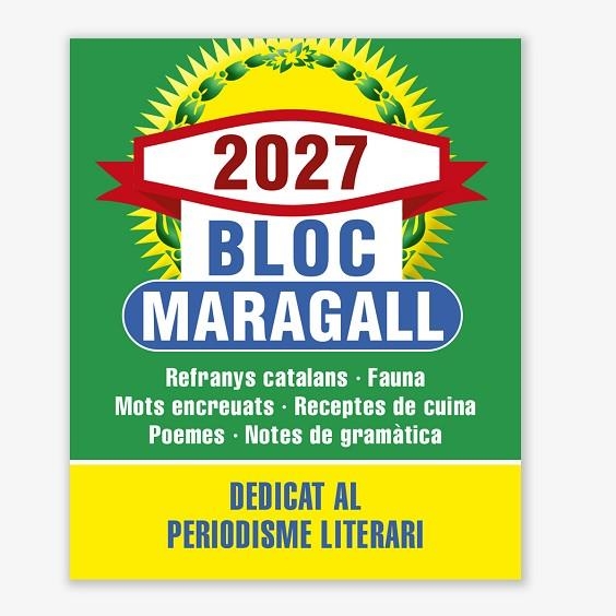 BLOC MARAGALL 2027 | 9788412745580 | AAVV | Llibreria Online de Banyoles | Comprar llibres en català i castellà online