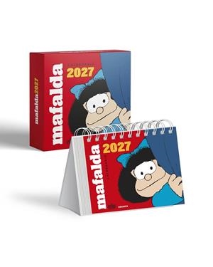 MAFALDA 2027 CALENDARIO DE ESCRITORIO ROJO CON CAJA | 9786316693921 | QUINO | Llibreria L'Altell - Llibreria Online de Banyoles | Comprar llibres en català i castellà online - Llibreria de Girona