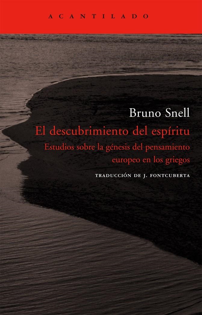 DESCUBRIMIENTO DEL ESPIRITU AC-156 | 9788496834224 | SNELL, BRUNO | Llibreria Online de Banyoles | Comprar llibres en català i castellà online