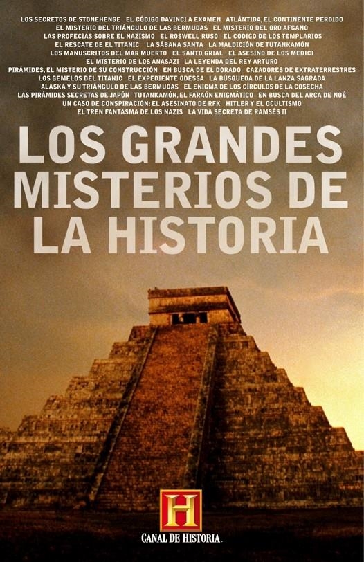 GRANDES MISTERIOS DE LA HISTORIA, LOS | 9788401379802 | CANAL DE HISTORIA | Llibreria L'Altell - Llibreria Online de Banyoles | Comprar llibres en català i castellà online - Llibreria de Girona