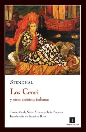 CENCI Y OTRAS CRONICAS ITALIANAS, LOS | 9788493592790 | STENDHAL | Llibreria Online de Banyoles | Comprar llibres en català i castellà online