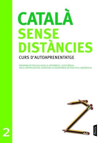CATALÀ SENSE DISTÀNCIES 2 | 9788498090727 | GENERALITAT DE CATALUNYA | Llibreria L'Altell - Llibreria Online de Banyoles | Comprar llibres en català i castellà online - Llibreria de Girona