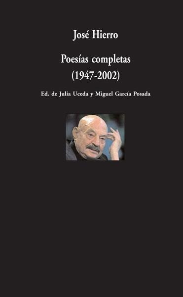 POESÍAS COMPLETAS | 9788498950205 | HIERRO,JOSÉ | Llibreria Online de Banyoles | Comprar llibres en català i castellà online