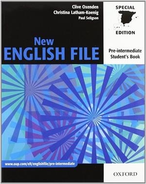 NEW ENGLISH FILE PREINTERMEDIATE STUDENTS PACK (2008) | 9780194519465 | OXENDEN,CLIVE | Llibreria Online de Banyoles | Comprar llibres en català i castellà online