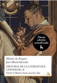HISTORIA DE LA LITERATURA UNIVERSAL, II | 9788424936259 | RIQUER, MARTIN DE I VALVERDE, JOSÉ MARÍA | Llibreria L'Altell - Llibreria Online de Banyoles | Comprar llibres en català i castellà online - Llibreria de Girona