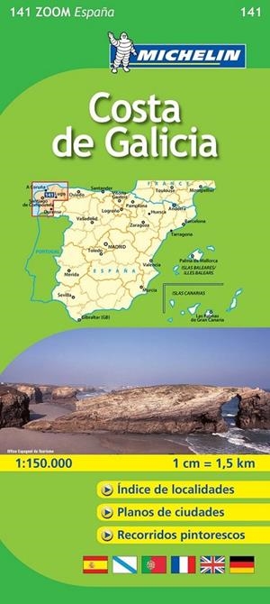 MAPA COSTA DE GALICIA | 9782067140608 | VARIOS AUTORES | Llibreria L'Altell - Llibreria Online de Banyoles | Comprar llibres en català i castellà online - Llibreria de Girona